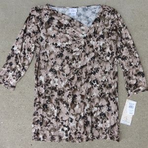 Oh Baby by Motherhood Maternity Shirt 3/4 Sleeve